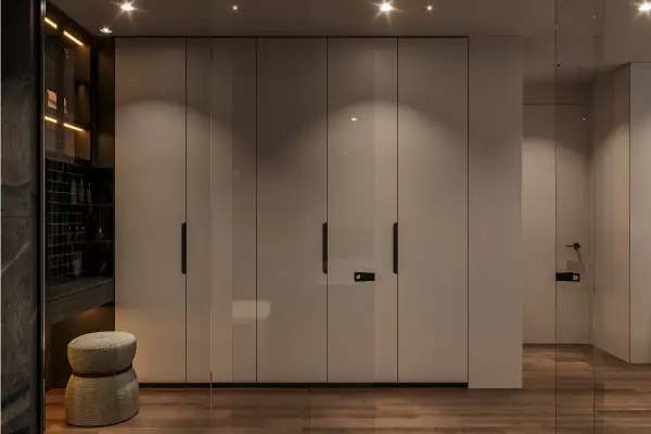Handleless Hinge Wardrobe